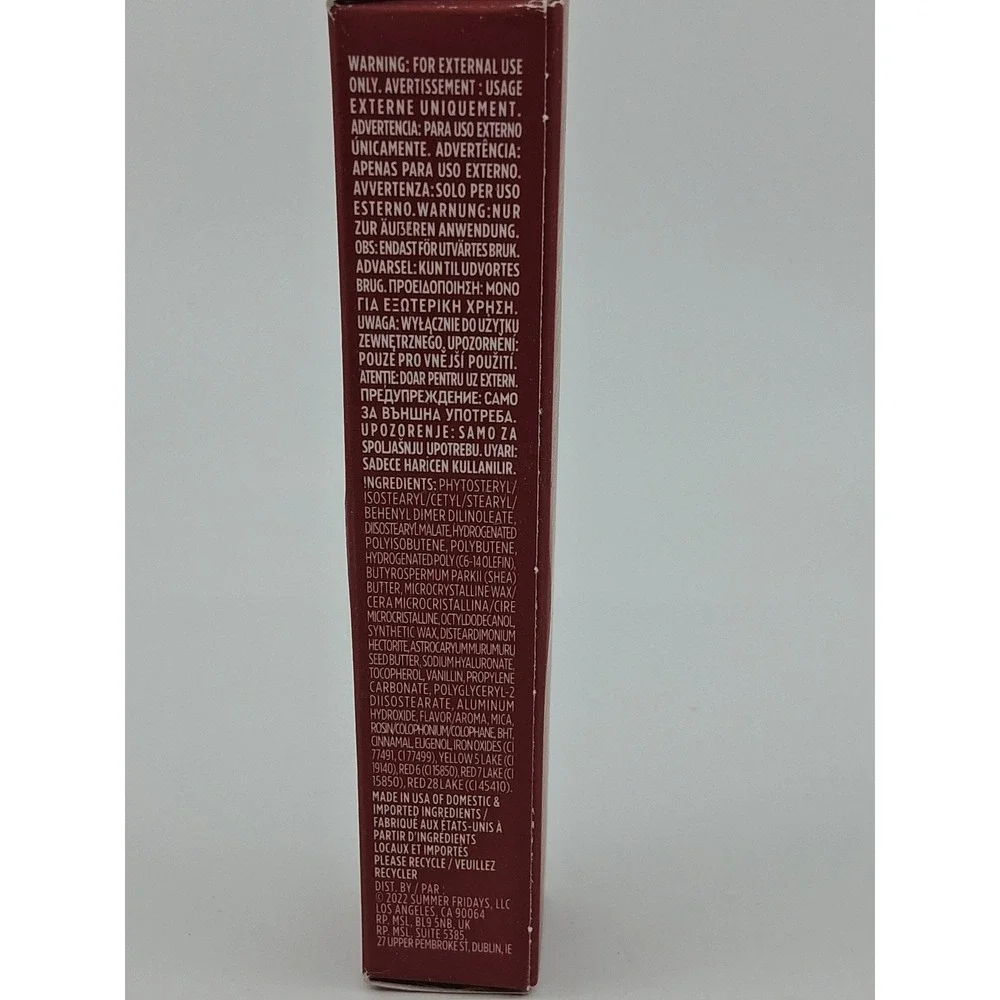 Summer Fridays Lip Butter Balm Cherry - 15 g / .5 oz